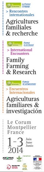 Rencontres internationales Agricultures familiales et recherche, Montpellier
