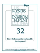 Issue 33 of Dossiers de l'Environnement
is published by INRA's Foresight for Research, Society and Sustainable Development team on the occasion of the Earth Summit held on June 20-22, 2012 in Rio, Brazil