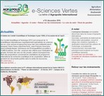 E-Sciences vertes décembre 2016