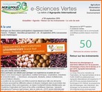 E-Sciences Vertes - Septembre 2016 - n°50